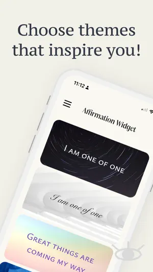 Affirmation Widget * screenshot 2