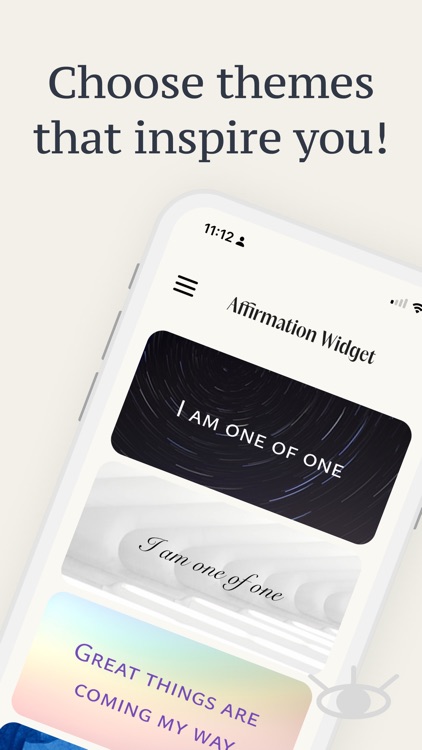 Affirmation Widget *