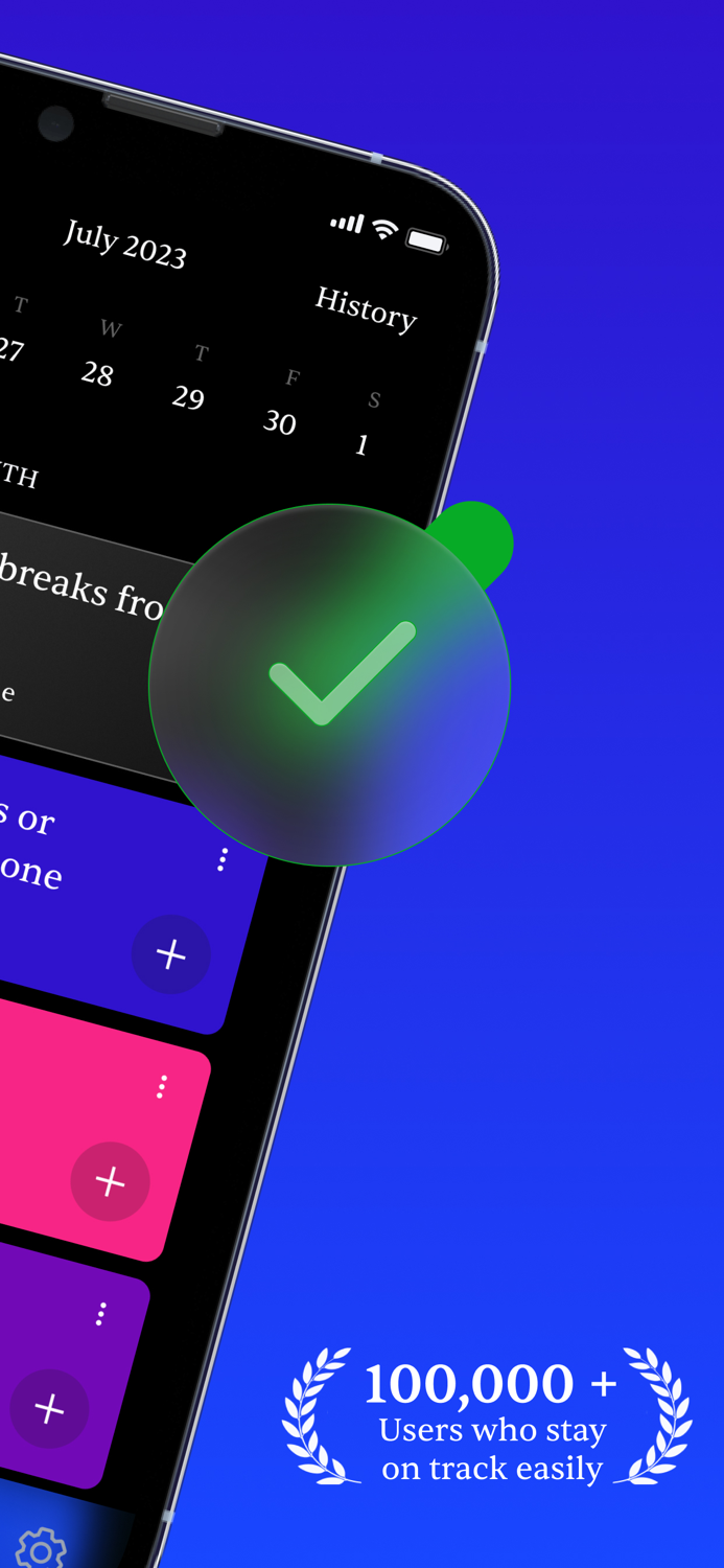 The habit tracker - goals арр