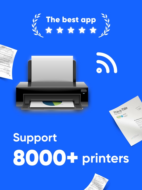 Air Printer: Print & Scan PDF iPad screenshot 1 - Business app