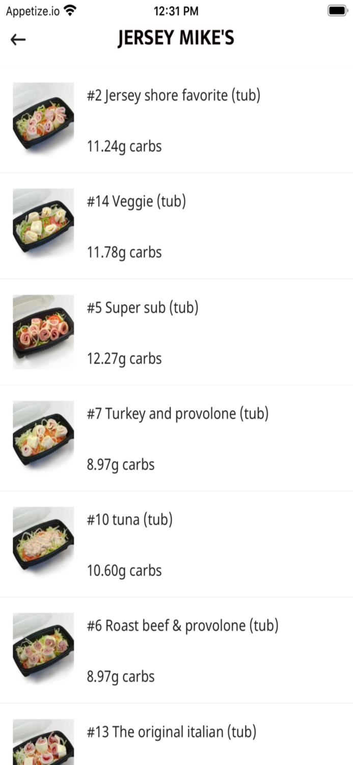 Keto Restaurant Buddy