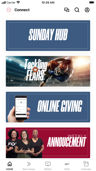 Connect Church - LA iPhone screenshot 1 - Education app