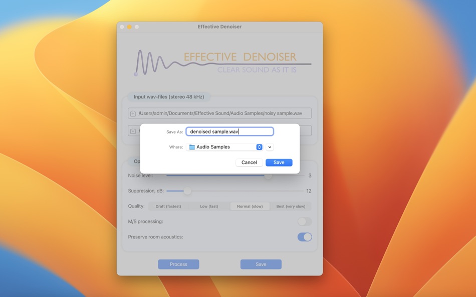 #3. Effective Denoiser (macOS) 게시자: Denis Likhachov