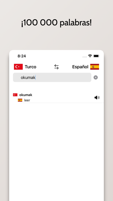Diccionario Turco-Español Screenshot