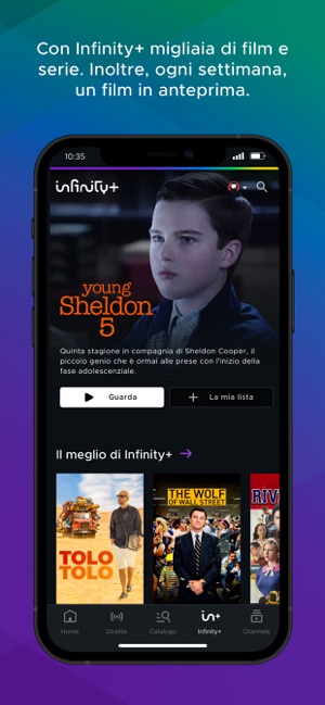 Mediaset Infinity su App Store