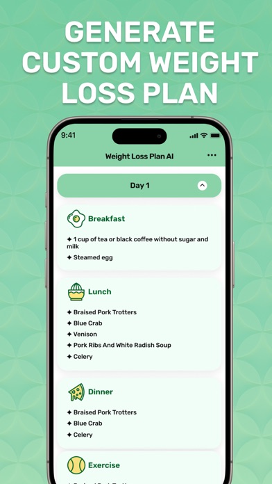 AI Weight Loss Trainer Screenshot