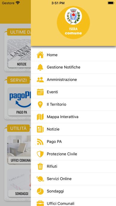 Isera Comune Screenshot