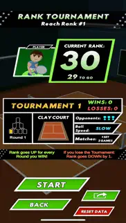 competitive tennis challenge iphone screenshot 4