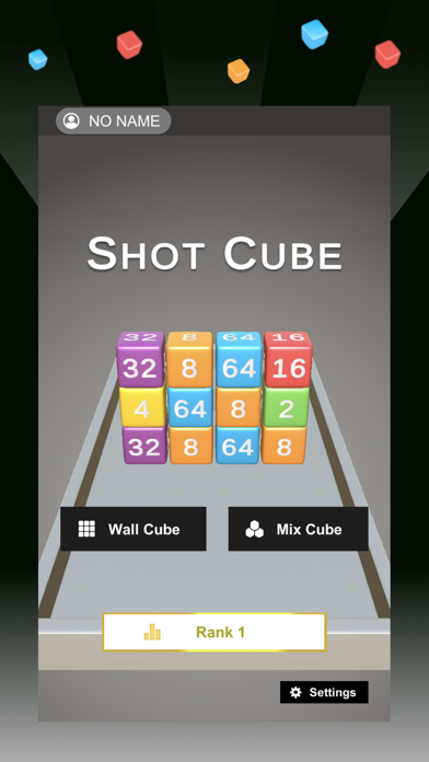 SHOT CUBE :3D Block chain Game Screenshot