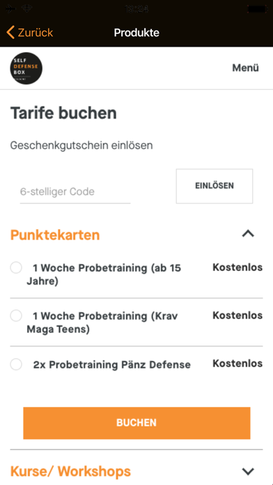 Selfdefensebox Cologne Screenshot