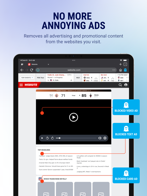Screenshot #6 pour Ghostery Private Browser