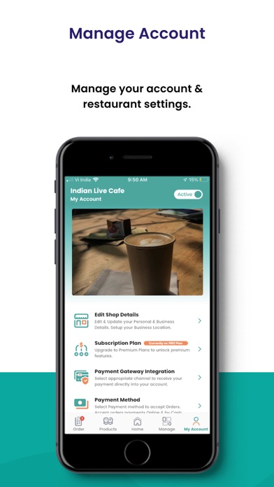 FoodChow Restaurant Management Screenshot