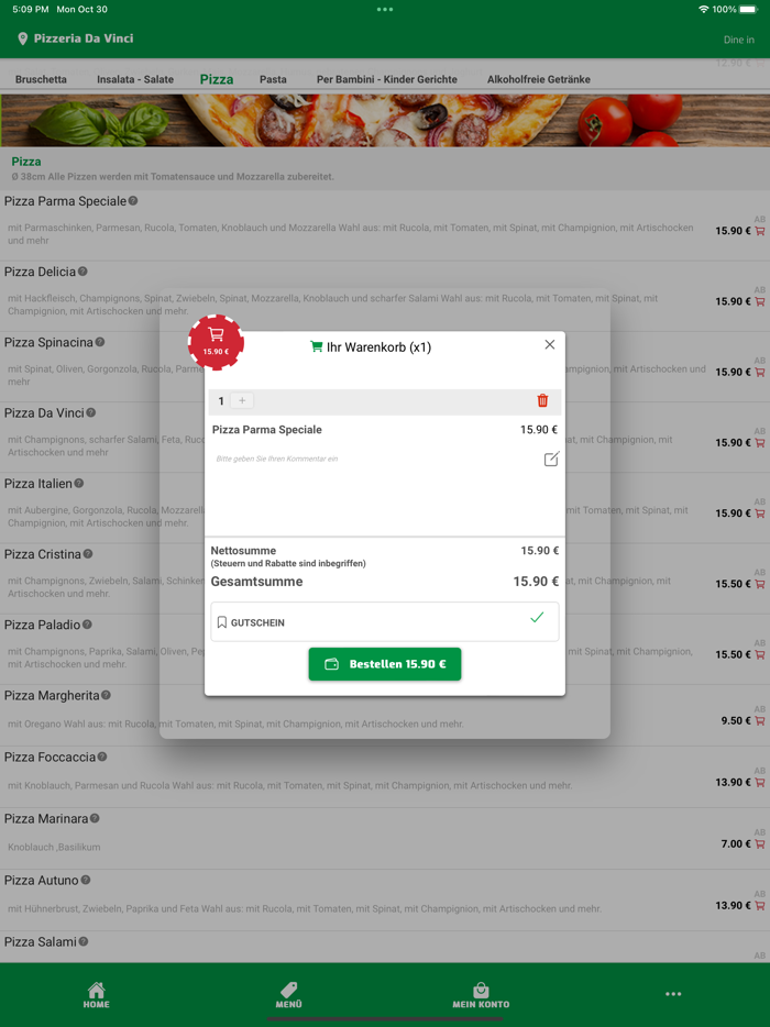 Pizzeria da Vinci Troisdorf