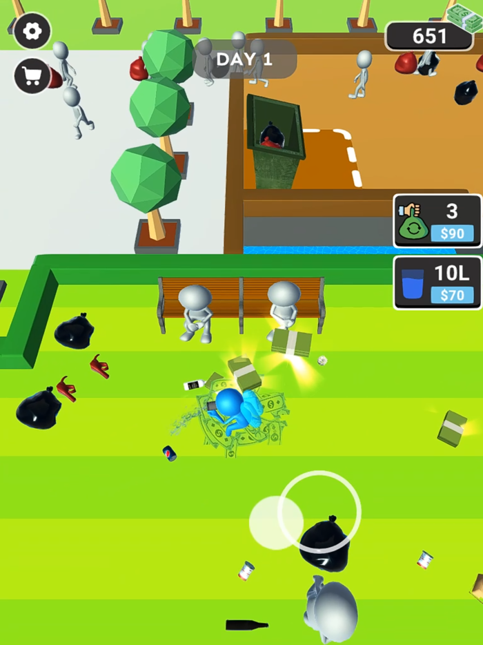 Idle Hoarding and Cleaning 3D