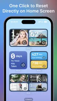 reset - track with widgets iphone screenshot 1