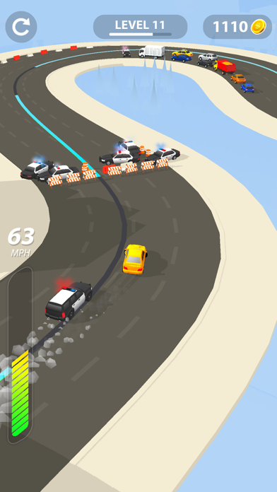 Line Race: Police Pur... screenshot1