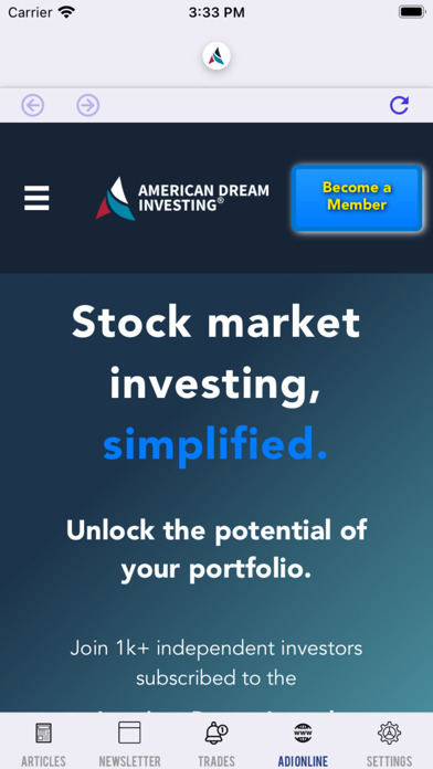 Screenshot #3 pour American Dream Investing