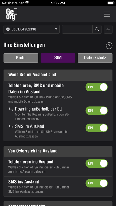 Mein Georg Screenshot