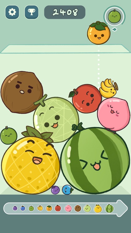 Watermelon Merge Fruits Puzzle