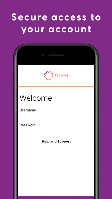 360 MMS Mobile Access Screenshot