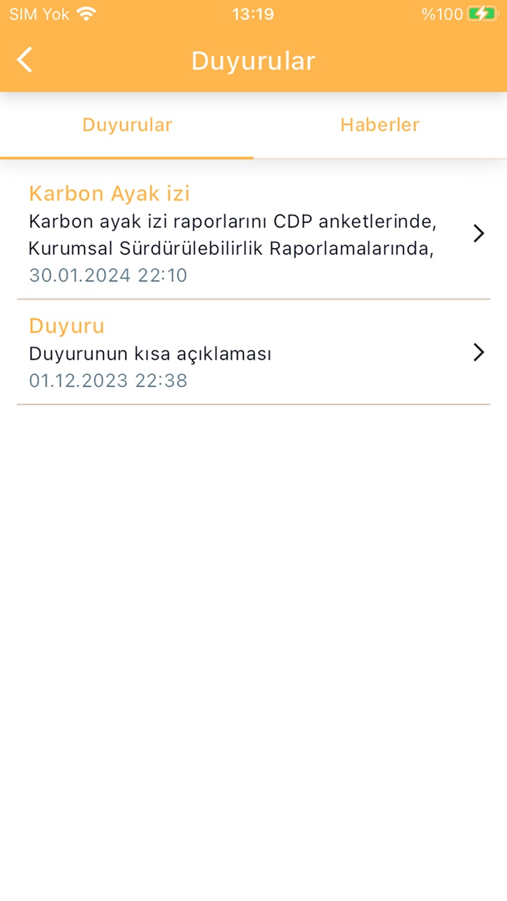 iPhone screenshot