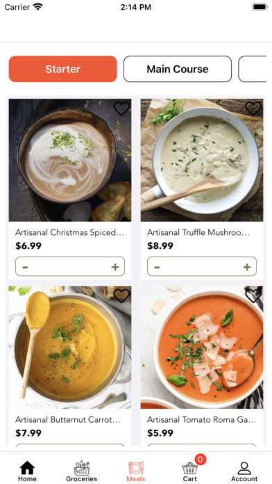 The New Grocer: Online Grocery Screenshot