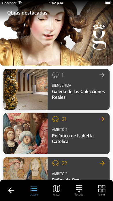 Galería de Colecciones Reales Screenshot