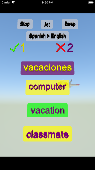Egitir English Spanish word ap Screenshot