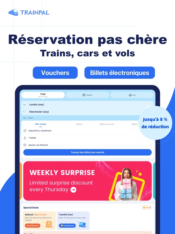 Screenshot #4 pour TrainPal: Trains pas chers