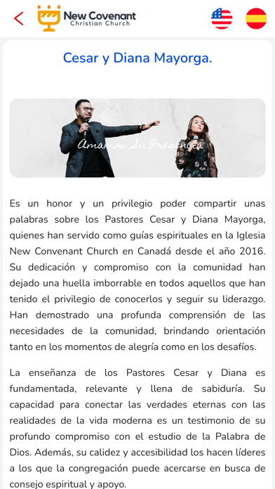 New Covenant Church Screenshot