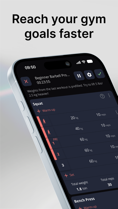 StrengthLog – Workout Tracker Screenshot