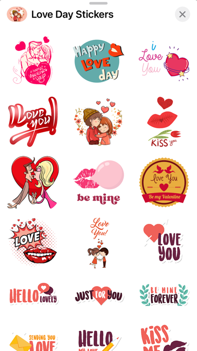 Screenshot #3 pour Happy Love Day Stickers
