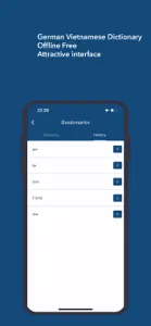 Dictionary German Vietnamese screenshot #3 for iPhone