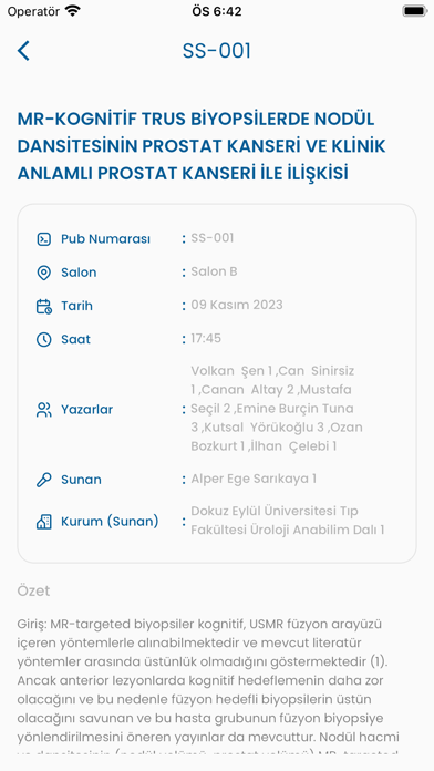 Üroonkoloji Kongresi 2023 Screenshot