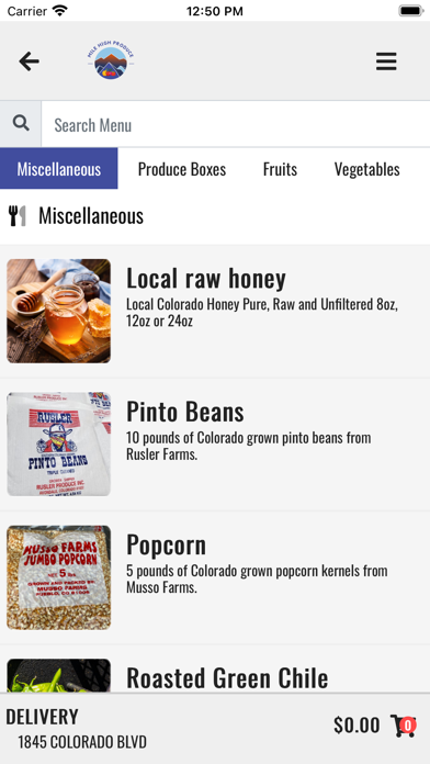Mile High Produce Screenshot