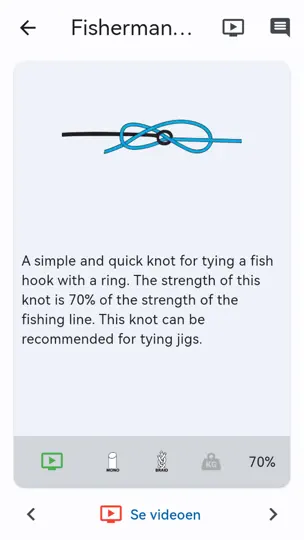 Fiskeknuter iPhone-skjermbilde 3