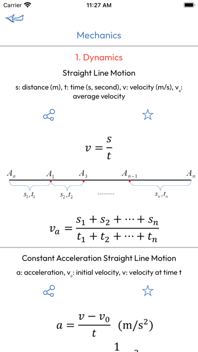 Physics Formulas Basic Screenshot