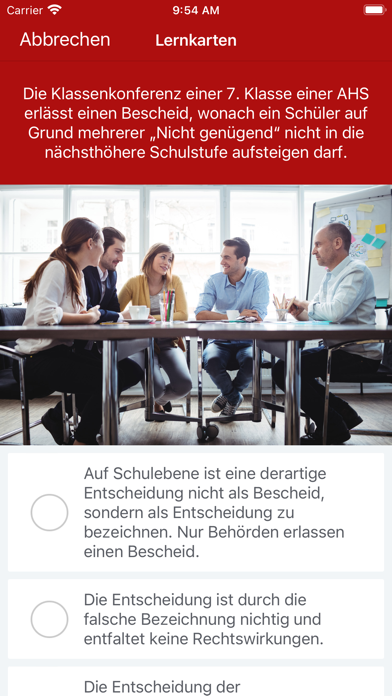Schulrecht Screenshot