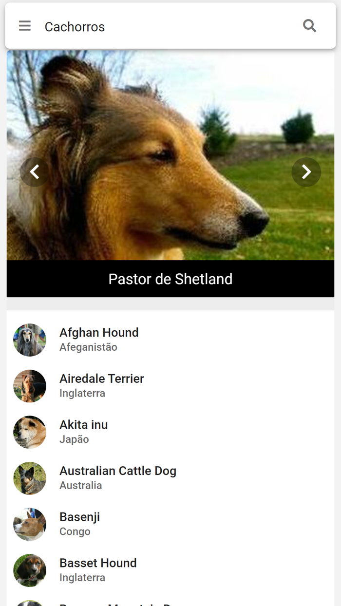 Compendio de Raças e Especies