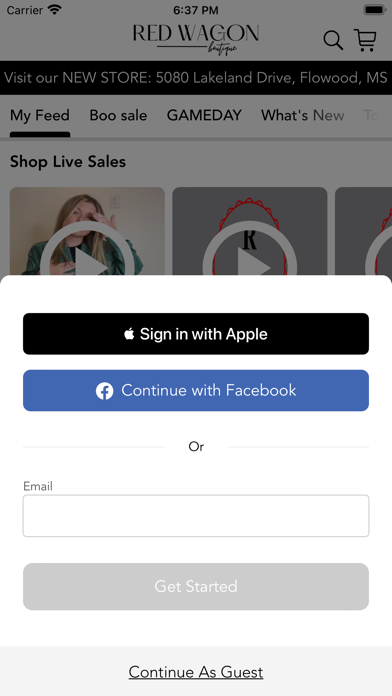 Red Wagon Boutique Screenshot