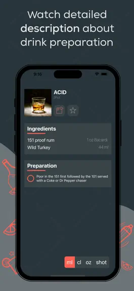 Game screenshot MixDrink - cocktail maker apk