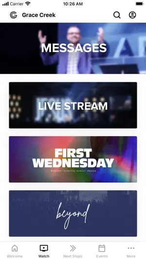 Grace Creek Church screenshot 2
