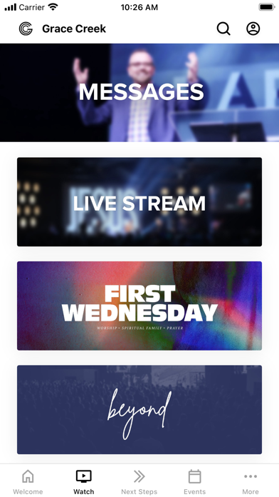 Grace Creek Church Screenshot