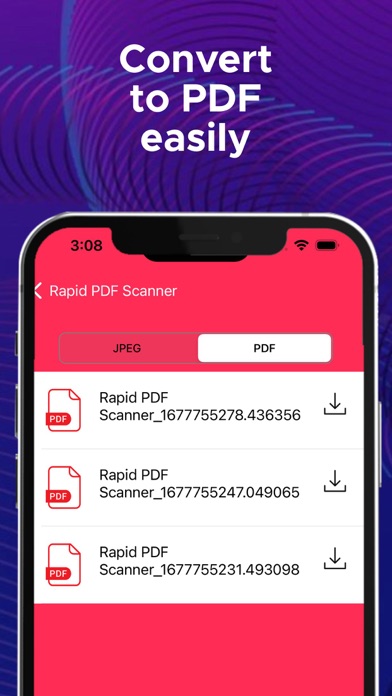 Rapid PDF Scanner Screenshot