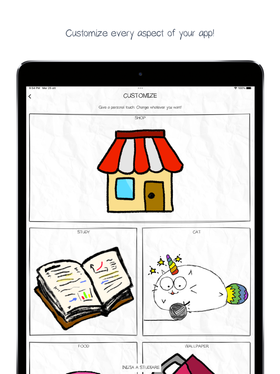 Fatty Cat! - Study Companion iPad screenshot 5 - Productivity app