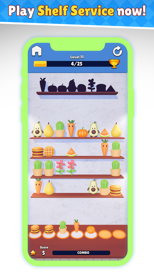 #1. Shelf Service! (iOS) Podle: Benjamin Richy