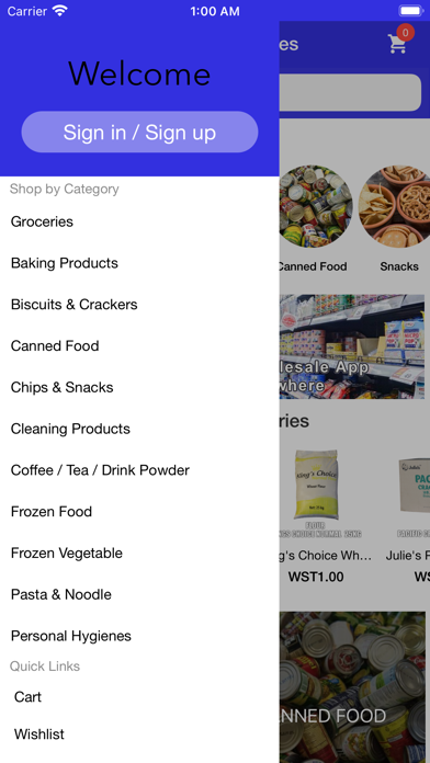 Frankie Wholesale Screenshot