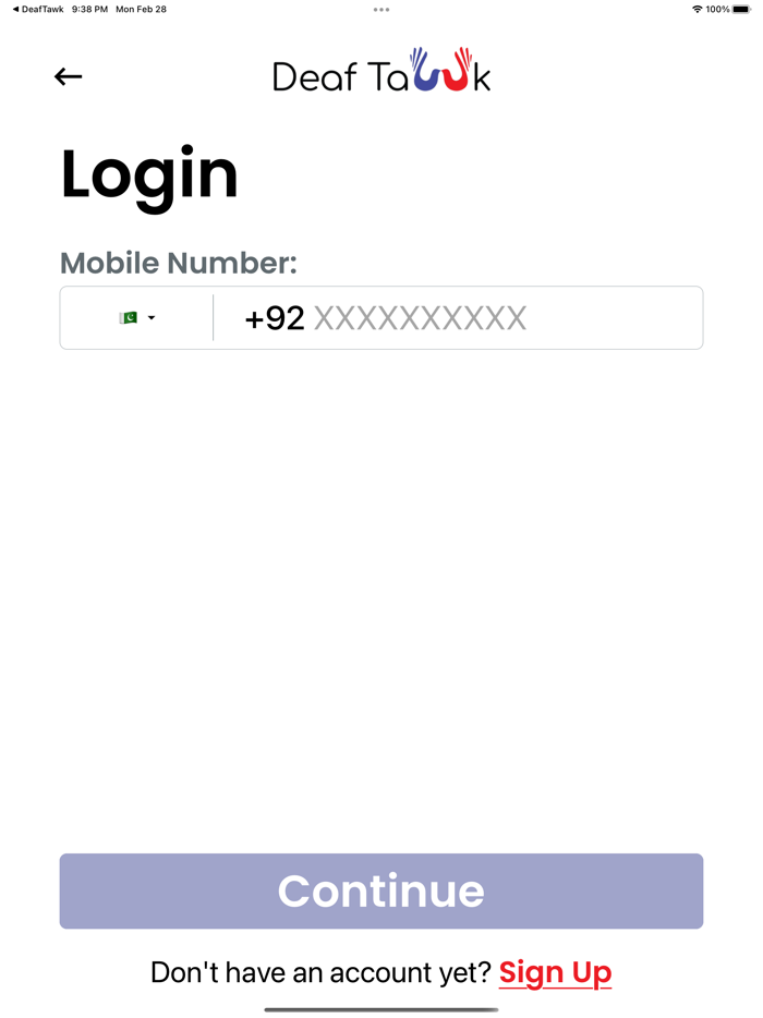 Deaftawk Interpreter