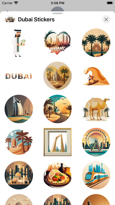 Screenshot #2 pour Dubai Stickers