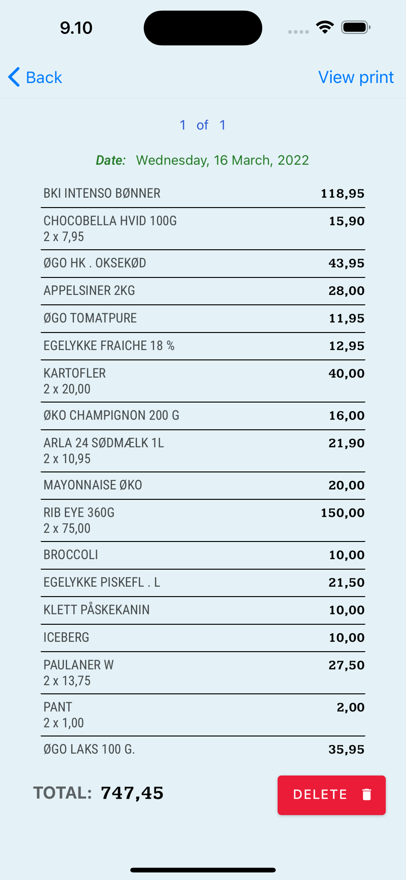 Smart Receipt Scanner screenshot 2